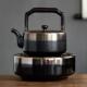 御汕堂静音黑晶炉电热煮茶烧水家用迷你泡泡茶炉小型台式 陶壶煮茶