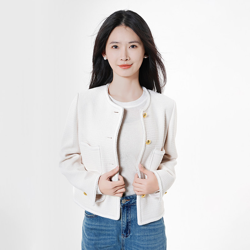气质短款女装小个子小香风外套