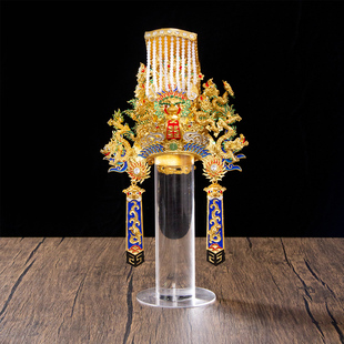 台湾玉帝帽神帽纸帽天公贴金帽头帽纸帽头盔头冠玉帝天公台金纸帽