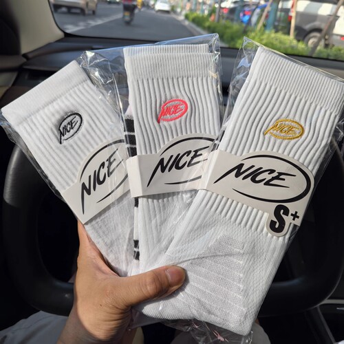 NlCE篮球袜夏季美式高筒精英袜加厚毛巾底防滑吸汗透气户外运动袜