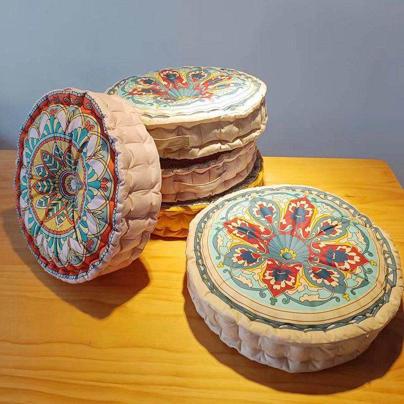 波西米亚风加厚圆形蒲团垫椅子垫子卧室榻榻米飘窗家用地板坐垫,居家布艺,蒲团,淘宝优惠券,粉丝福利购,淘宝优惠卷