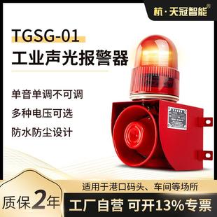 多种电压 TGSG 01声光报警器 一体化LED工业声光报警器 单音单调