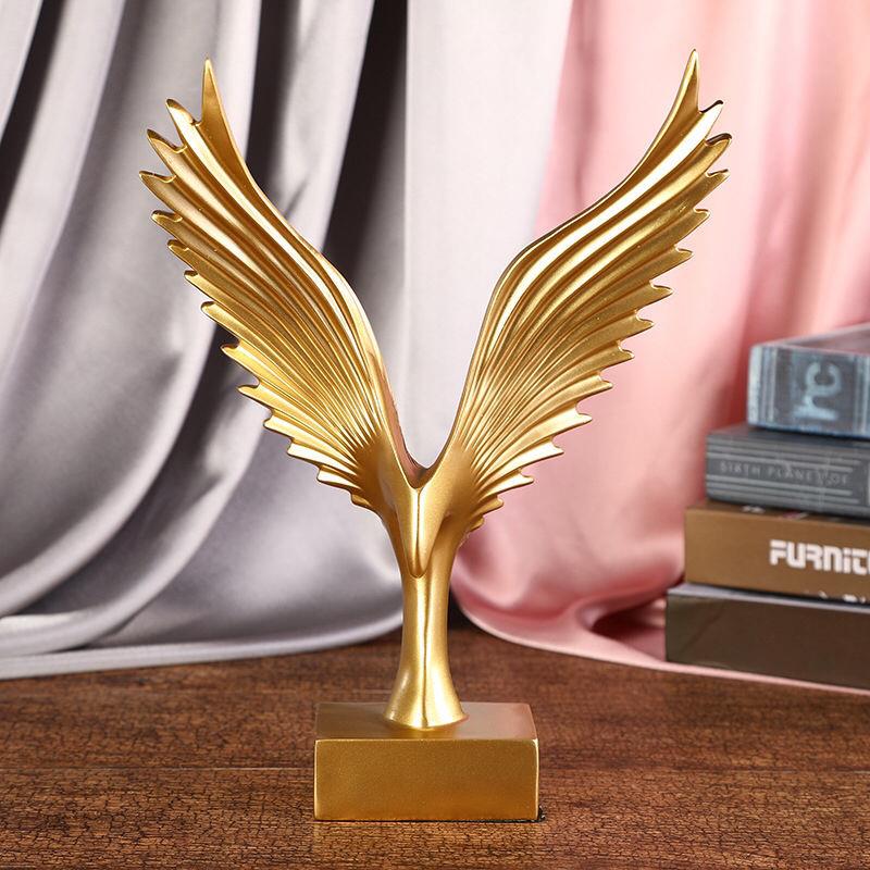 大鹏展翅欧式大展宏图电视柜家居客厅办公室桌面酒柜装饰品摆件