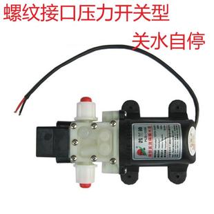 24V35W微型喷雾器自吸增压压力开关洗车高压水泵 普兰迪12V25W45W