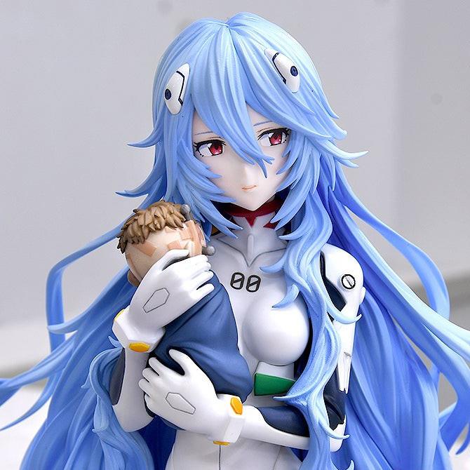 福音战士 EVA新剧场版长发跪姿绫波丽手办坐姿美少女动漫模型摆件