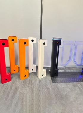 白色垂直速通小摆动人行横道大门门禁管理系统刷卡人脸识别机