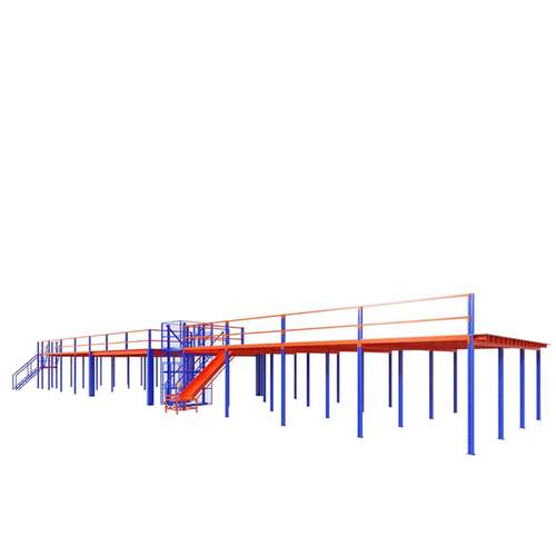 定制工字钢阁楼平台货架工厂搭建二层平台大仓库搭建钢结构办公室