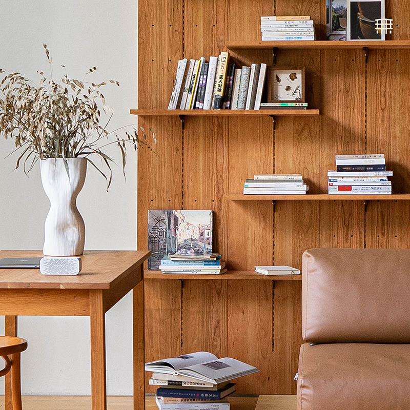 无即所有挂墙系统实木组合置物书架餐柜电视墙洞洞板隔板装饰墙