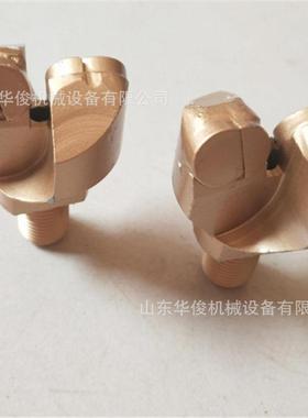 28/32锚杆钻头 锚杆钻机用钎头全片双翼钻头pdc金刚石复合片钻头