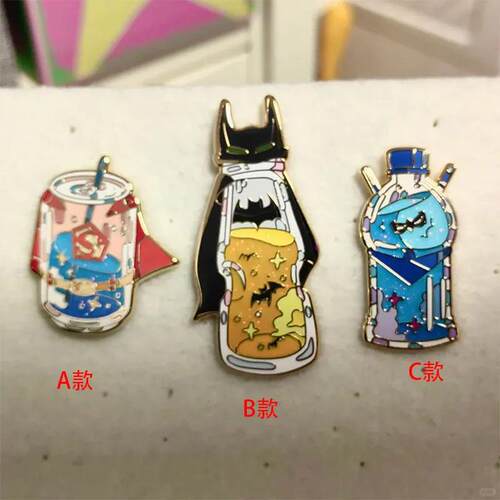 DC漫画超人金属徽章superman同人周边精致好友礼物动漫卡通新款潮