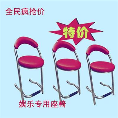 动漫城电玩城游戏机椅子 手机柜吧台带靠背游戏厅椅凳不锈钢座椅