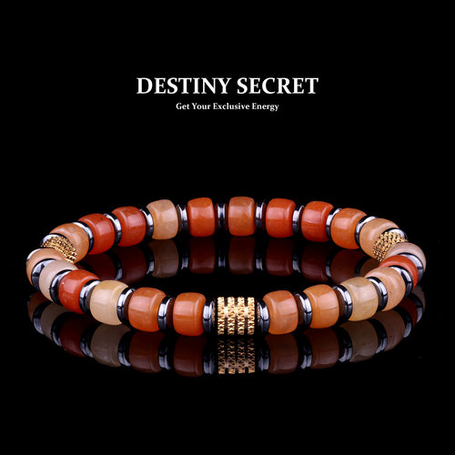Destiny Secret【天机·宿语】天然红东陵石水晶手串