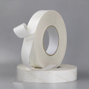 双层离型纸PET透明双面胶带强力耐高温无痕钻石画铭牌黏贴0.1mm厚