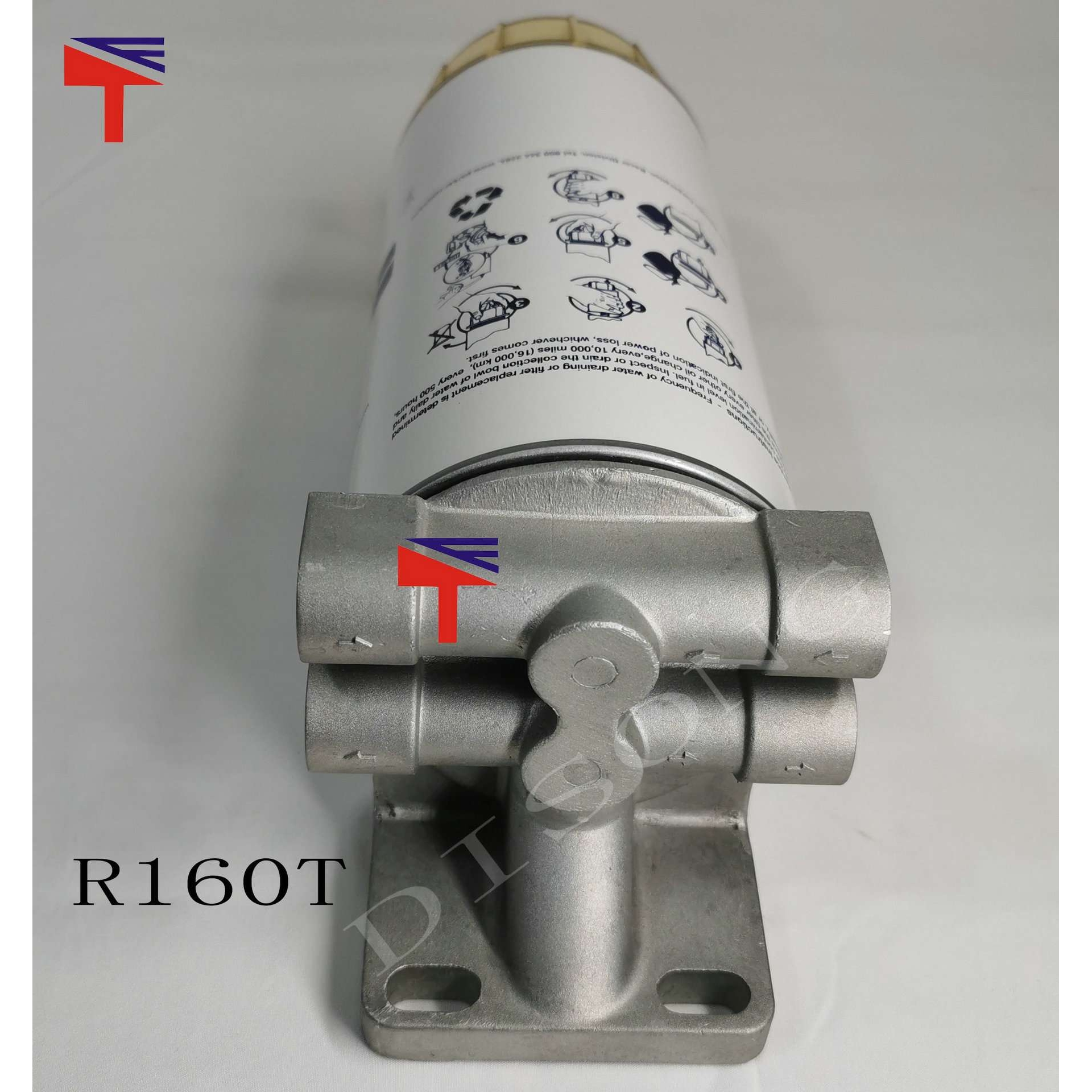 R160T 柴油发动机油水分离器总成 含水泵 铝座 现货供应R160T