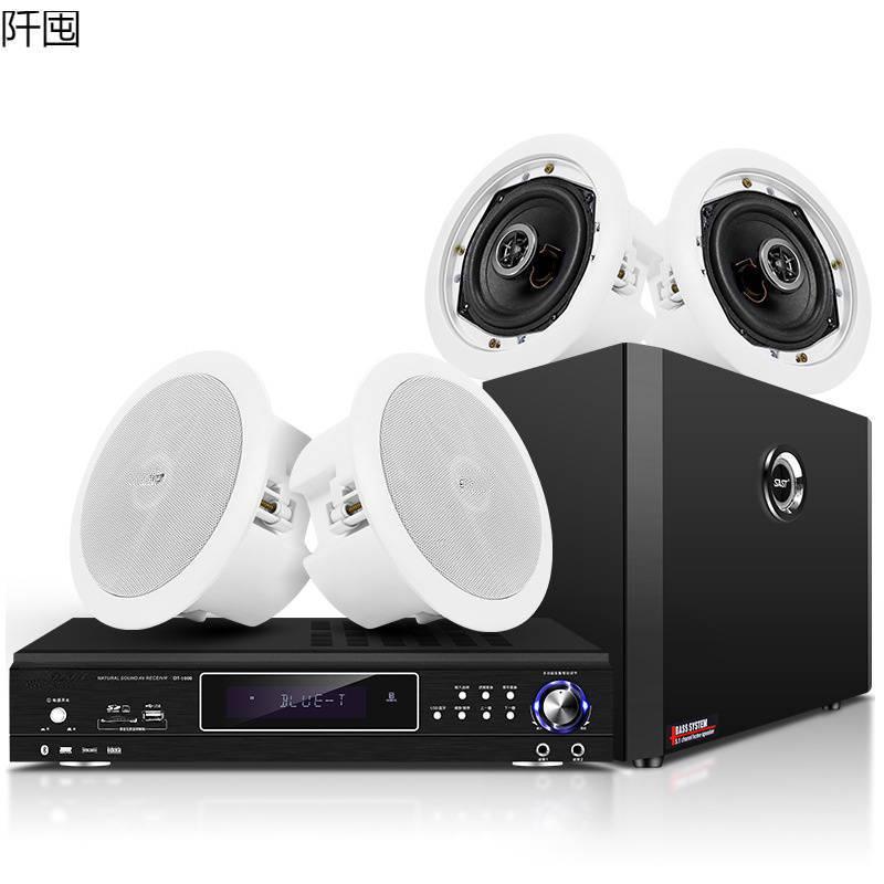 吸顶式5.1家庭影院音响电视家用客厅吊顶音箱客厅KTV3d环绕