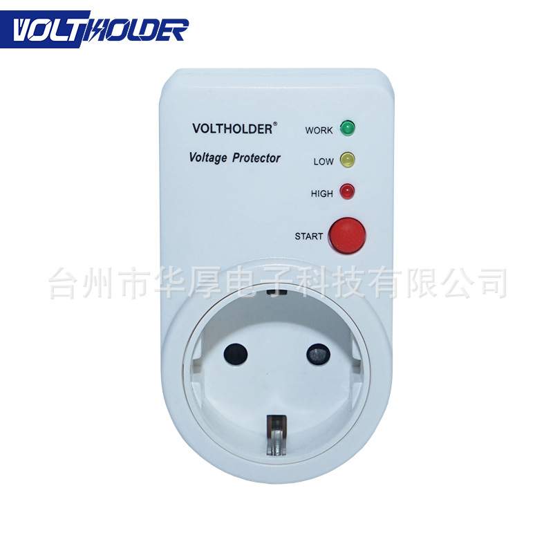 100焦耳防雷浪涌保护器220V 16A欧式过欠压保护器