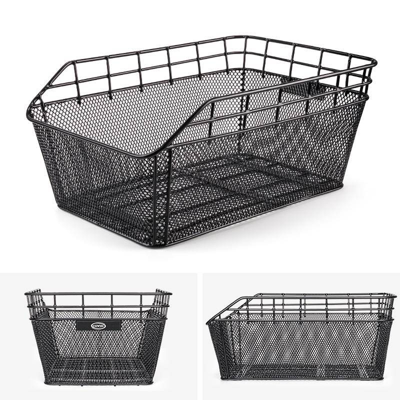 CXWXC自行车篮子后车筐单车铁后货架单车后篮加大车篓骑行配件