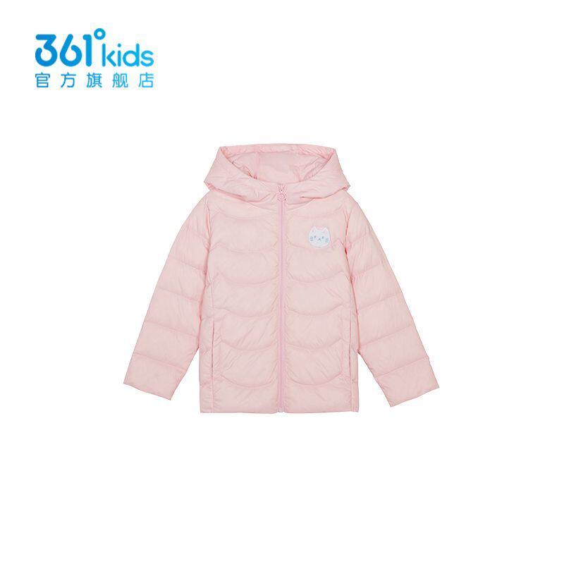 【商场同款】361度童装 羽绒服女童2024年冬季新款儿童保暖羽绒服