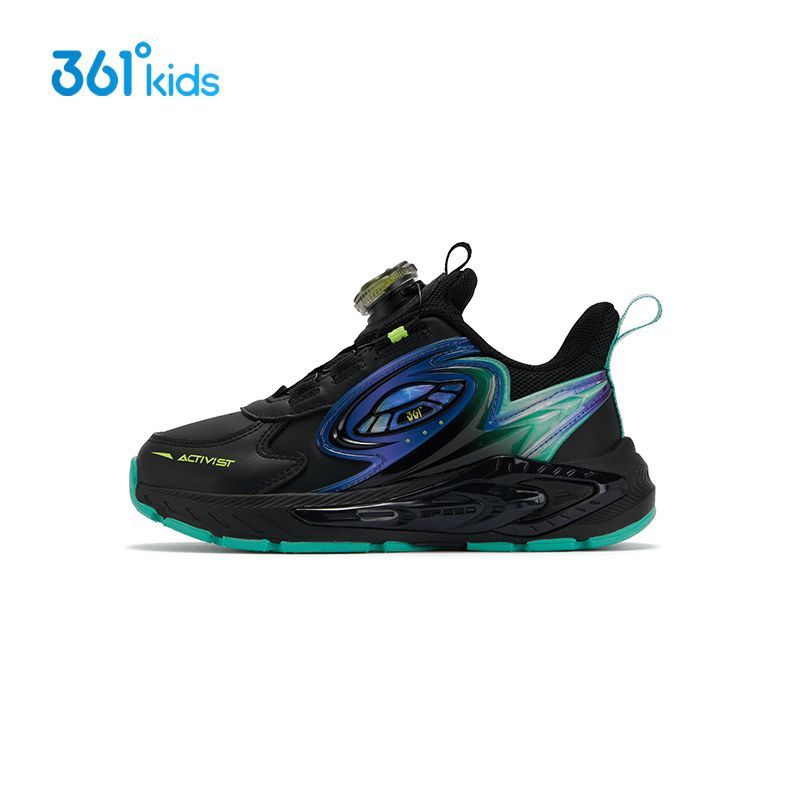 【商场同款】361°童鞋男童跑步鞋2025秋季新款中小童旋钮扣运动