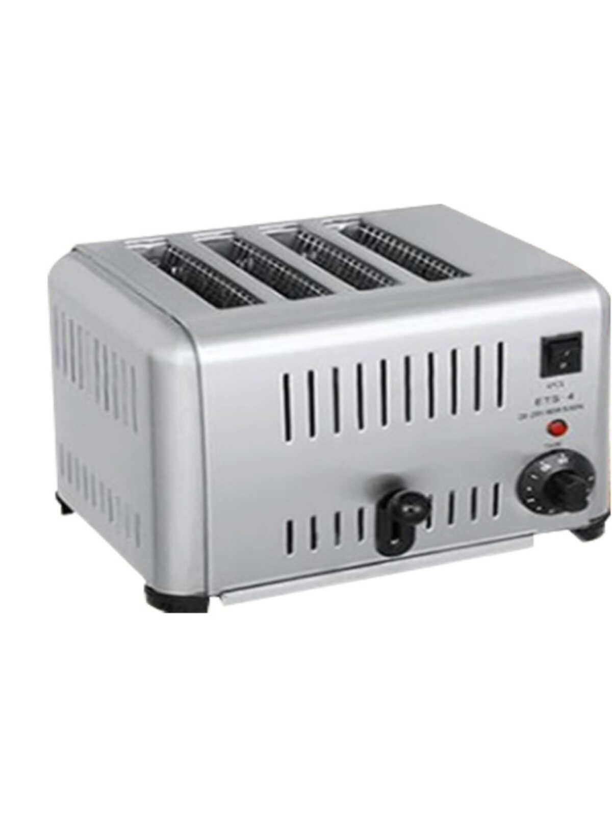 加厚不锈钢四片六片多士炉商用烤面包机方块110v吐司机厂家