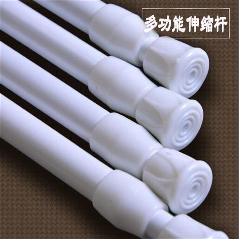 简易窗帘杆多功能免打孔伸缩杆门帘杆无痕安装晾衣杆撑杆帘子挂杆