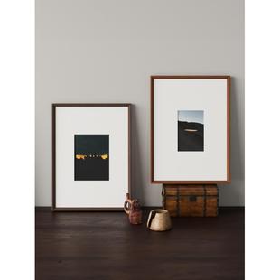 照片打印加粗相框定制A4实木相片画框A3洗照片装 裱婚纱照挂墙裱画