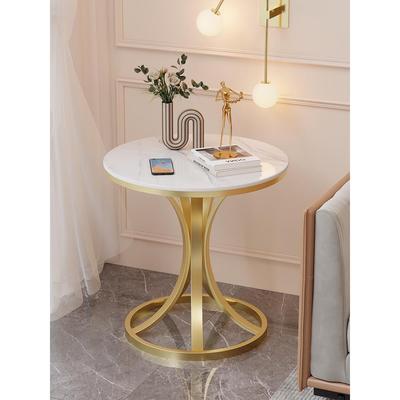 极简轻奢高级感客厅小圆桌子阳台茶几卧室床头床边桌沙发边几边柜