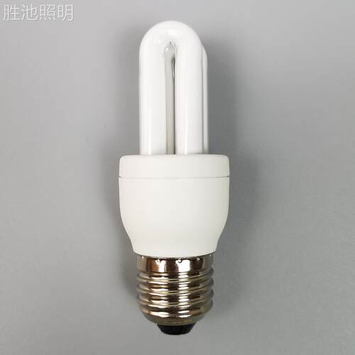 厂房家用E27螺口节能灯泡白黄光非LED灯B22挂扣23U4U型卡口萤光灯