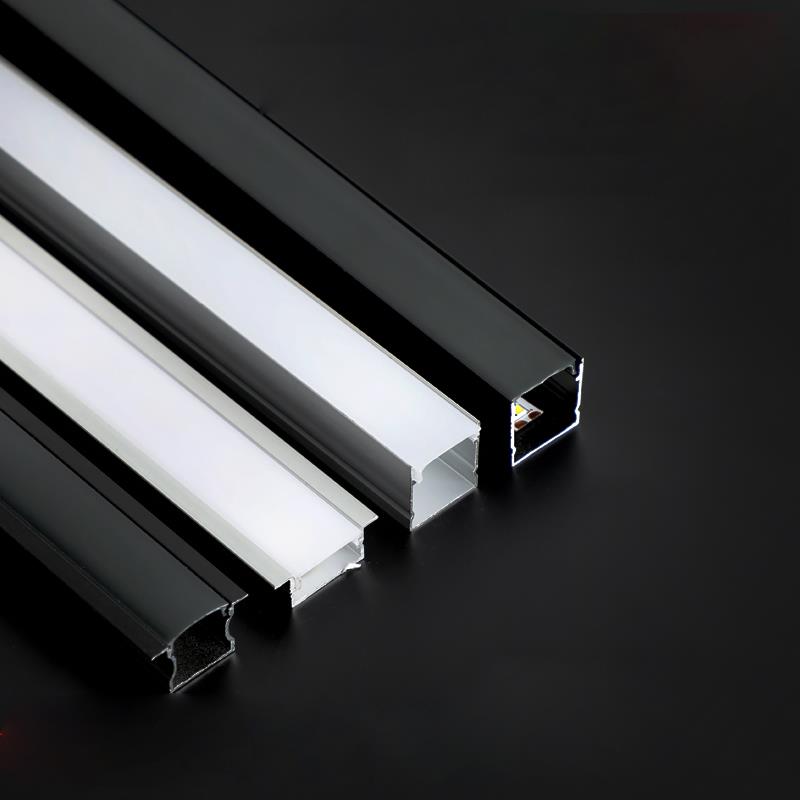 吊顶嵌入式线性灯槽铝合金u型卡槽led线条灯线型灯铝槽灯带槽明装