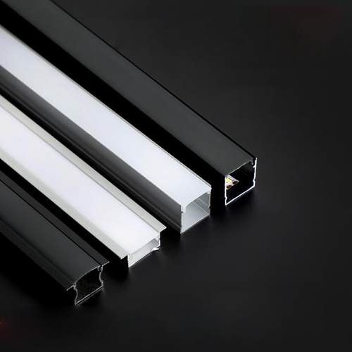 吊顶嵌入式线性灯槽铝合金u型卡槽led线条灯线型灯铝槽灯带槽明装