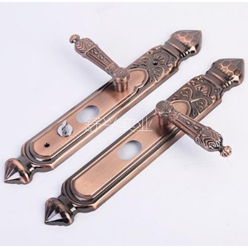 防盗门拉手大门把手红古手柄执手门锁通用门拉手手柄