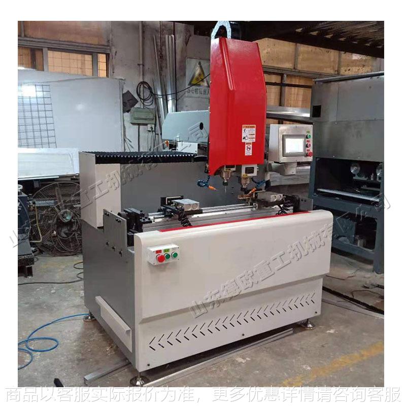 铝门窗型材数控钻铣机 全铝家居数控铣床 铝材橱柜门合页孔打眼机