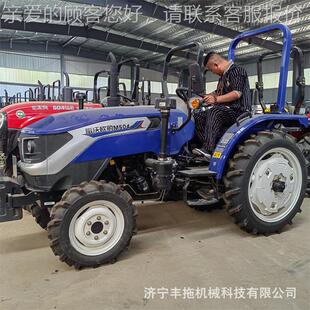 2年5新款 50马田力227中型农用拖拉机欧豹M50犁地打旋耕拖4拉机