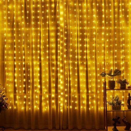 热销窗帘灯串usb遥控皮线灯窗帘彩灯串卧室装饰流水冰条灯