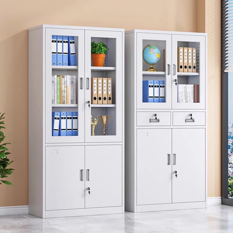 钢制办公室铁皮文件柜档案柜资料柜财务凭证带锁抽屉矮柜储物书柜