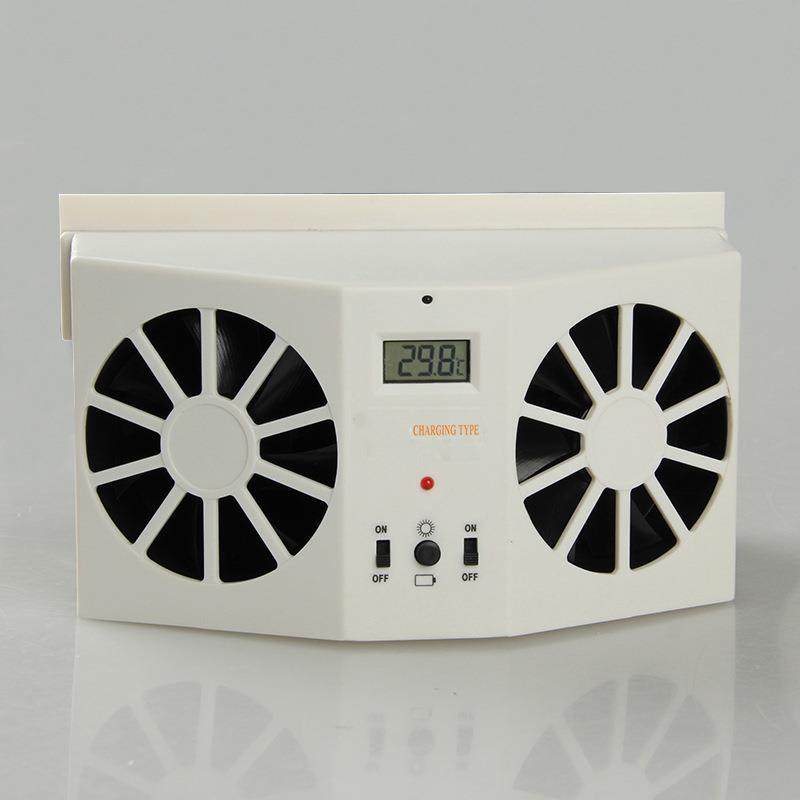 太阳能汽车排气扇车载太阳能排风扇换气扇散热器太阳能电风扇