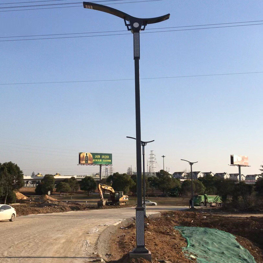 [高邮路灯杆生产厂家]太阳能路灯灯杆路灯杆8米LED球场路灯杆
