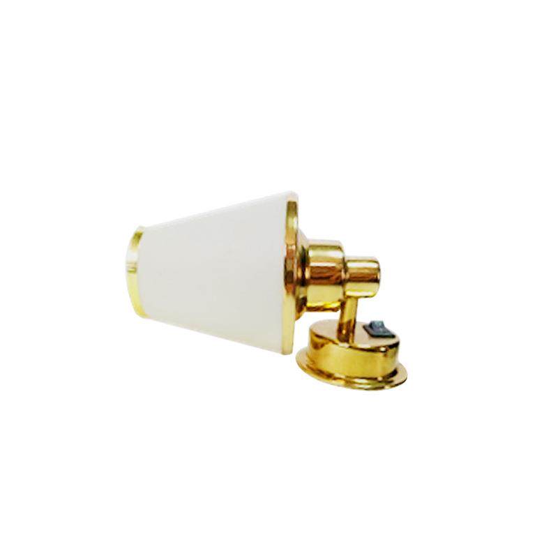 床头灯小夜灯船用房车游艇现代创意艺术台灯不锈钢金色卧室台灯