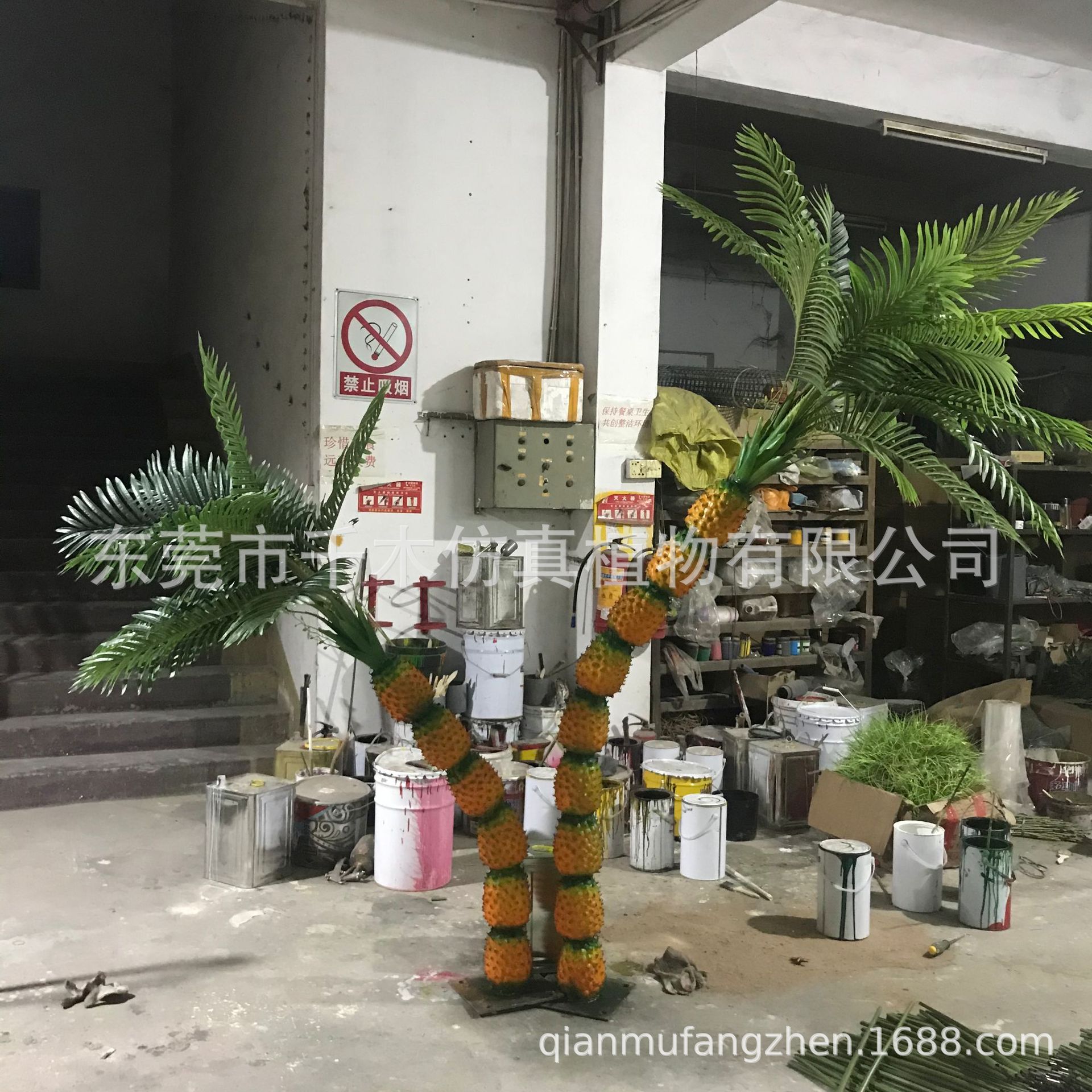仿真菠萝蜜树 人造假树仿真绿植菠萝蜜树 装饰室内外