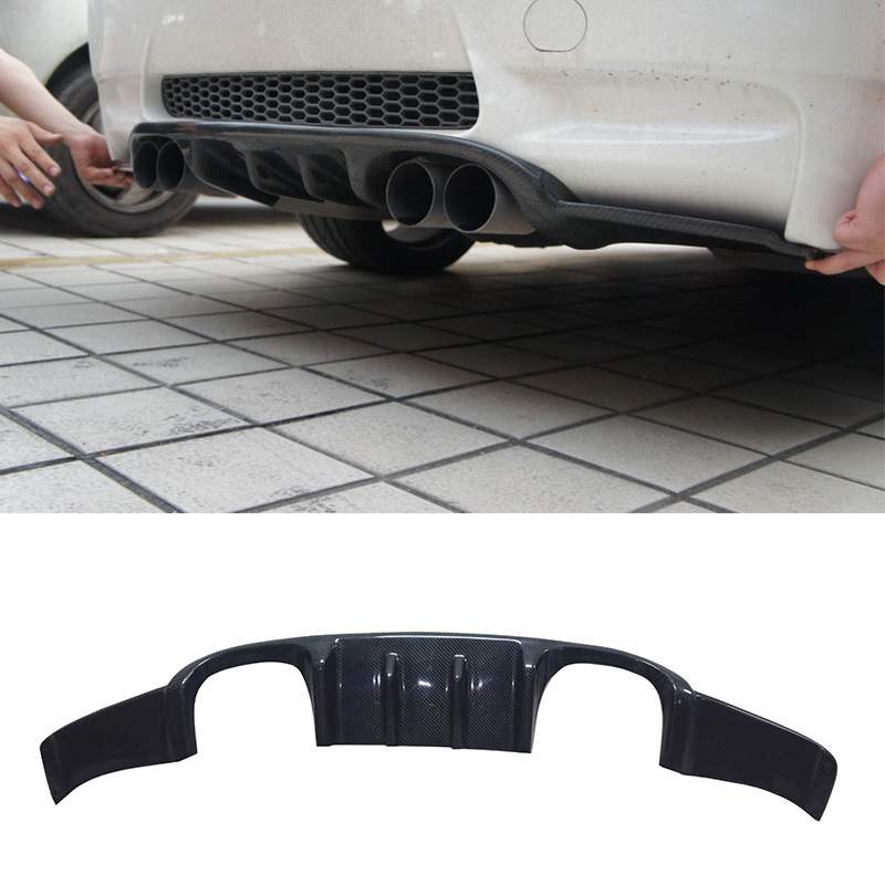 适用于宝马M3改装碳纤维后下唇扰流板E92M3 carbon fiber spoiler