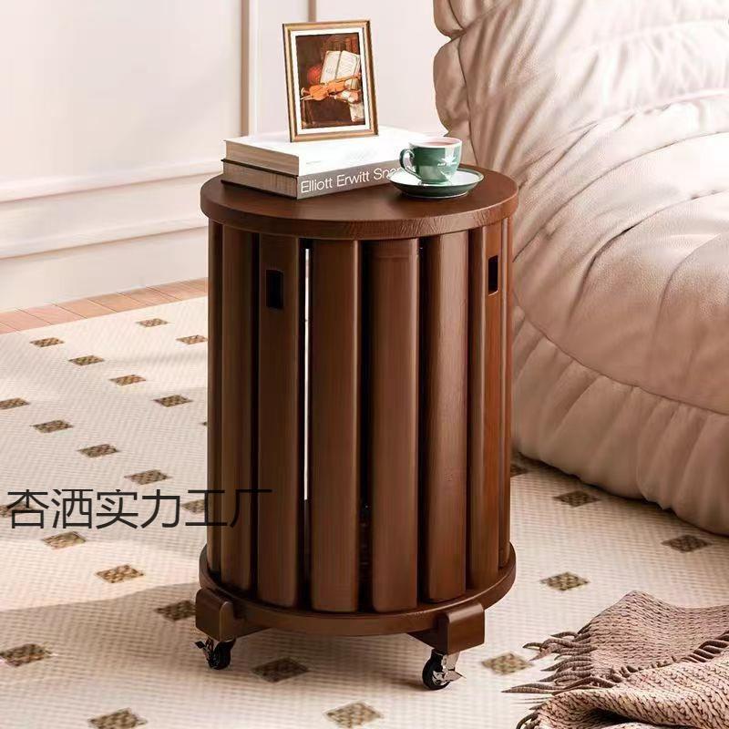 叠叠圆凳实木多功能板凳凳子组合茶几客厅家用叠放中式吃饭餐椅子