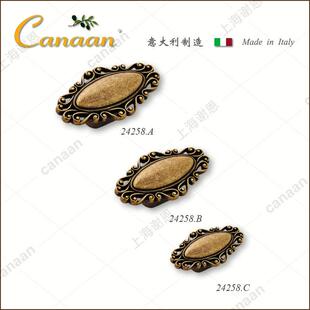 Canaan迦南原装意大利进口欧式古典抽屉柜门拉手24258型号