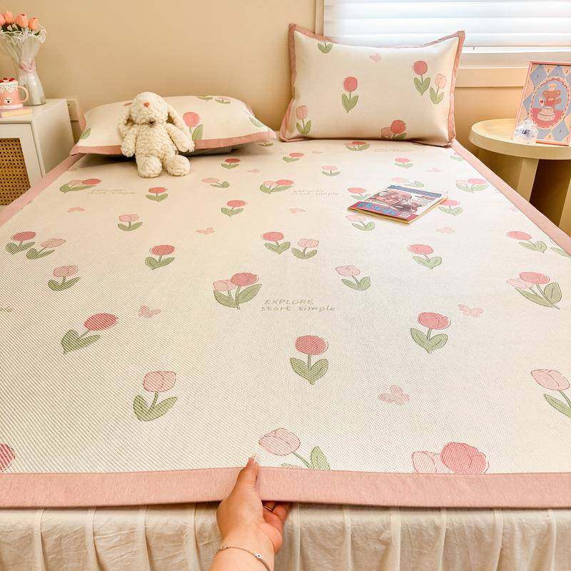 夏季藤席冰丝席三件套夏天可折叠席子可以水洗机洗宿舍软席两件套,基础建材,脚轮/万向轮,淘宝优惠券,粉丝福利购,淘宝优惠卷