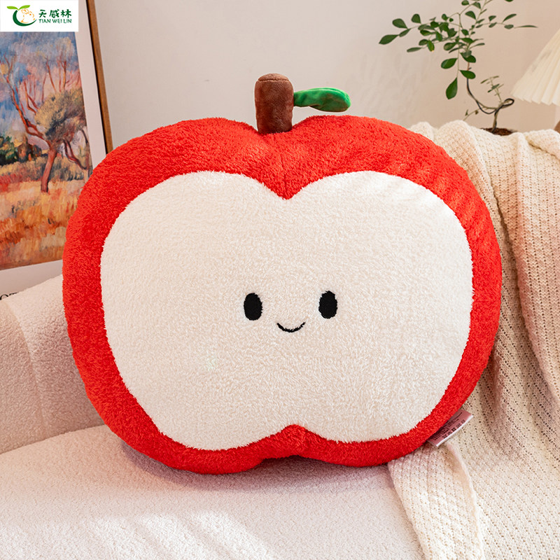 天威林苹苹安安抱枕毛绒玩具仿真苹果玩偶床头靠垫女生日平安礼物,玩具/童车/益智/积木/模型,毛绒/玩偶/公仔/布艺类玩具,淘宝优惠券,粉丝福利购,淘宝优惠卷