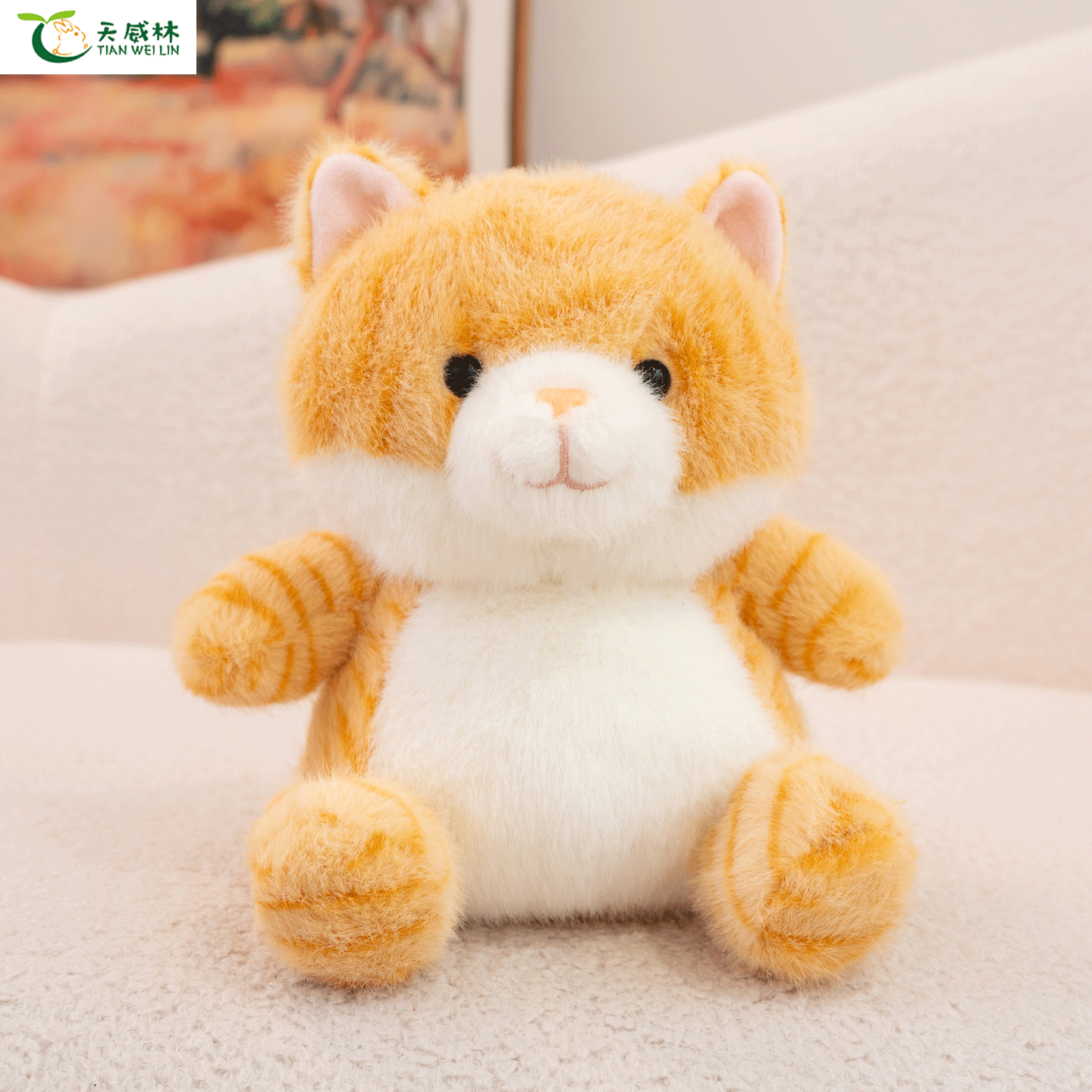 天威林掌中宝公仔小猫咪儿童礼物