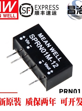 明纬模块电源SPRN01/DPRN01 L/M/O/N 05/12V15V DC-DC稳压转换器