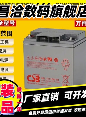 CSB蓄电池HRL12110W FR消防主机12V110W直流屏UPS/EPS应急船舶用