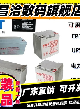 ADPT阿达普特蓄电池NP65-12V200A100A65AH38AH24AH17AH直流屏EUPS
