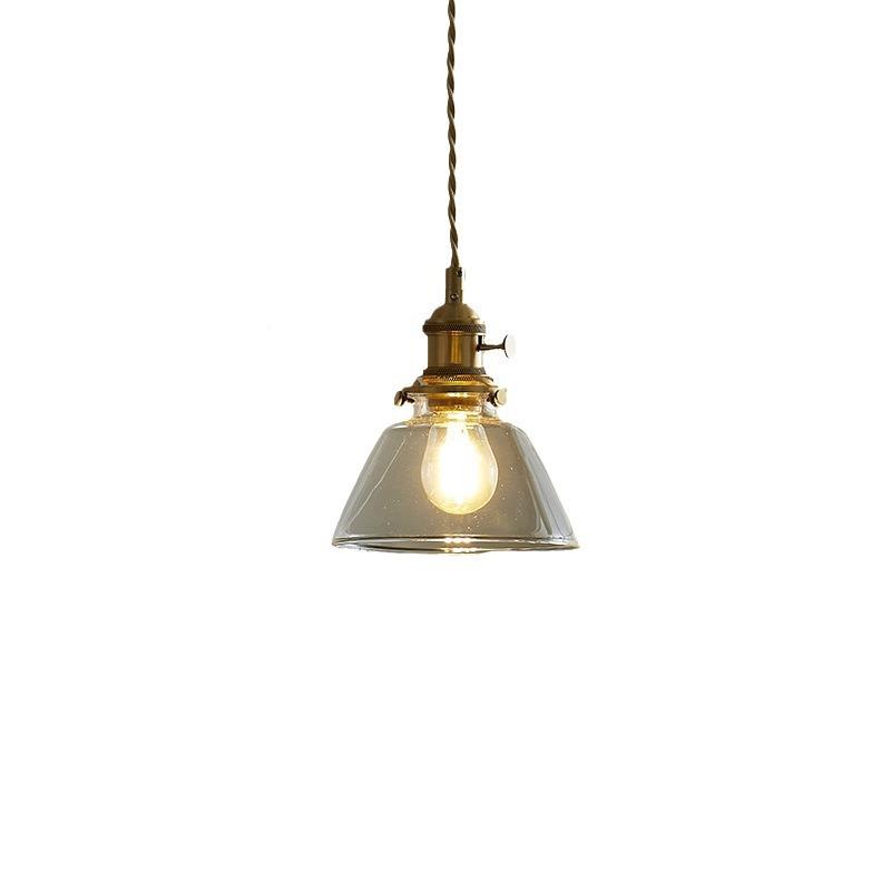 卧室代床头吊全灯轻奢水晶背景墙壁铜灯现简约玻璃单头高端954餐