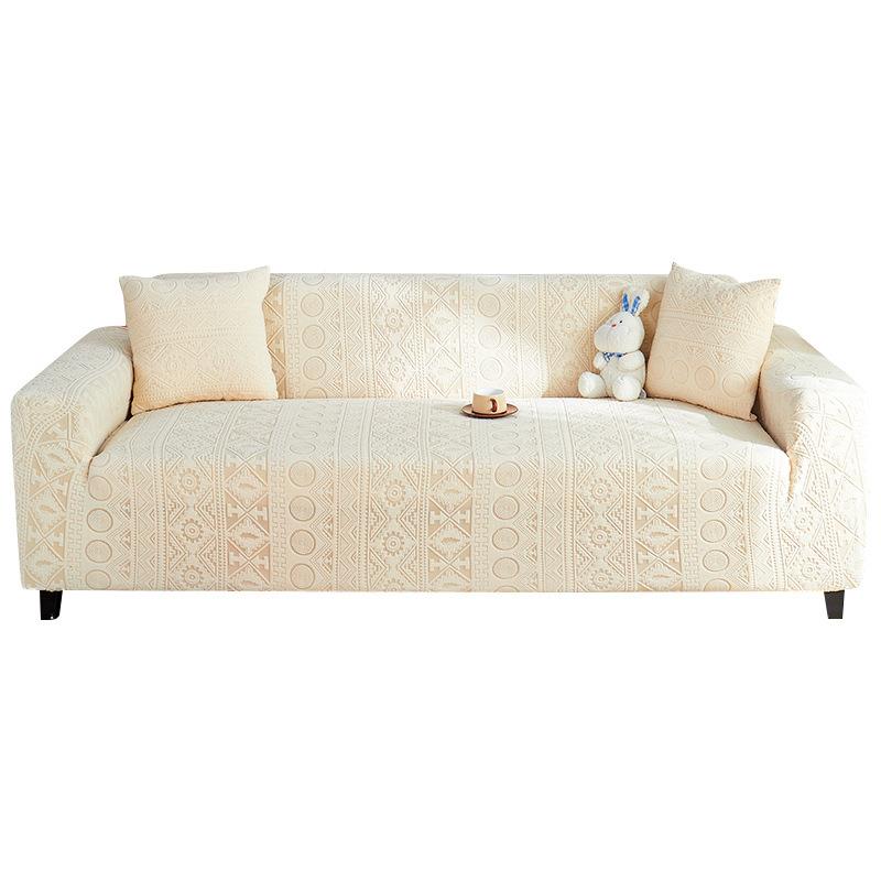 提花绒沙套猫抓全包万发能套hyfs-波波西亚沙发套罩沙防发垫四季